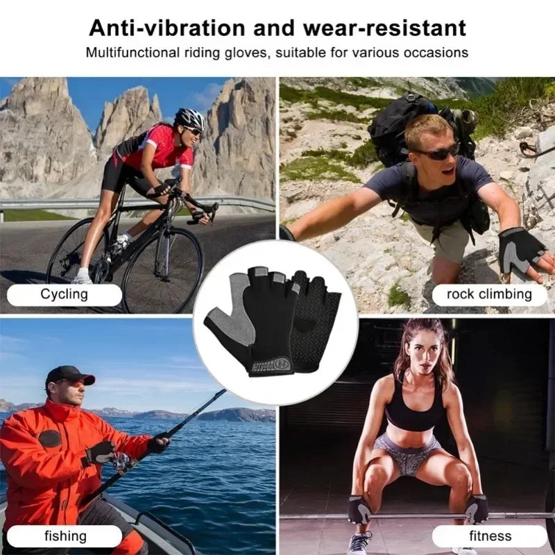 Anti-Slip Half Finger Gloves